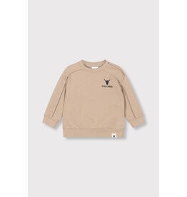 Alix the Label Baby Knitted Pintuck Sweater Sand