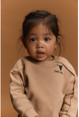 Alix the Label Baby Knitted Pintuck Sweater Sand