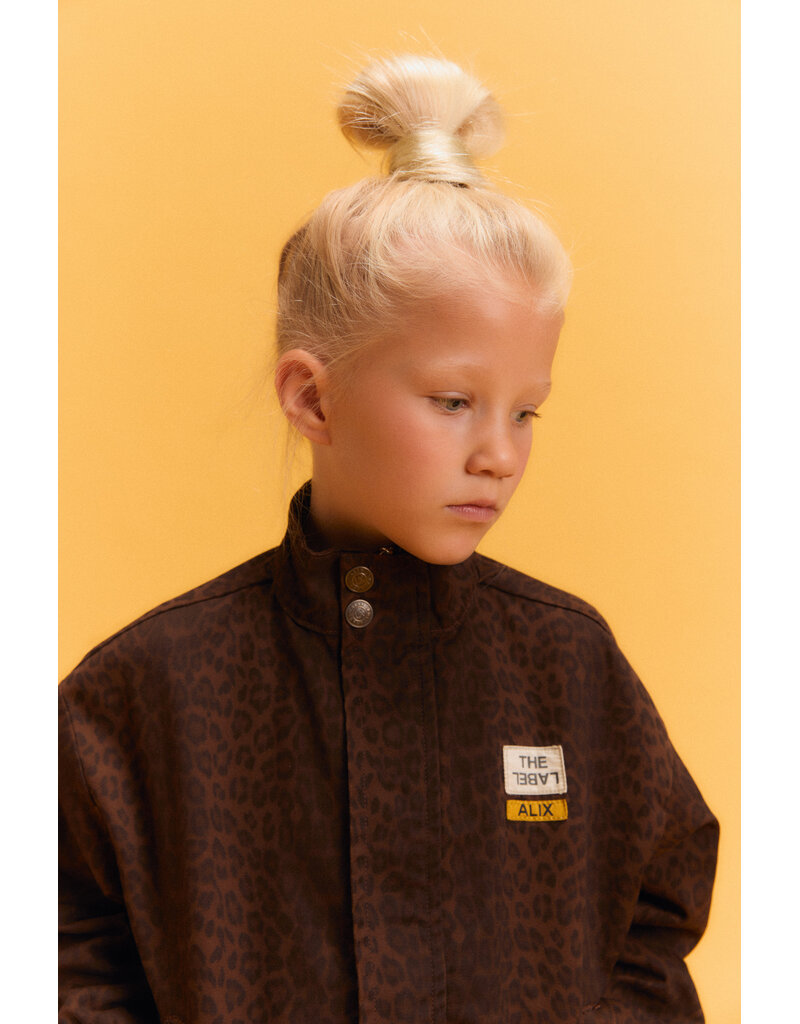 Alix the Label Woven Leopard Jacket Animal