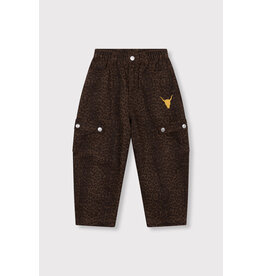 Alix the Label Woven Leopard Cargo Pants Animal