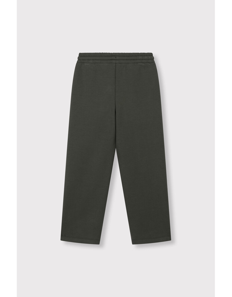 Alix the Label Knitted Interlock Barrel Pants Army
