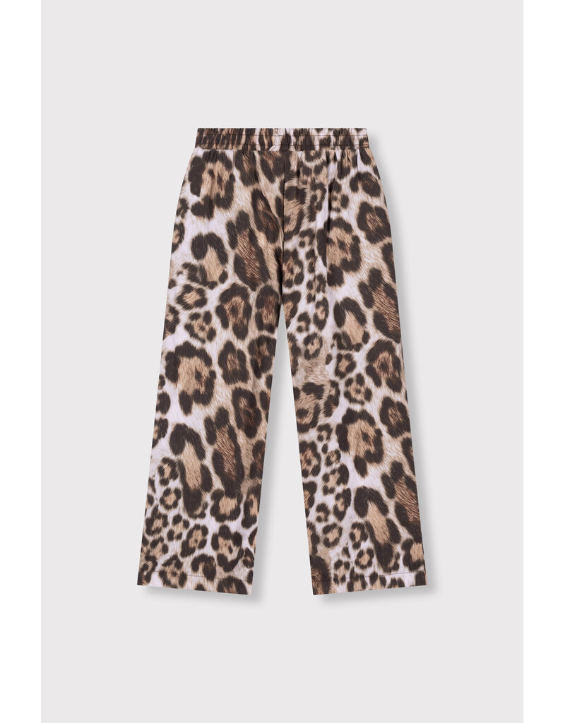 Alix the Label Woven Jaguar Wide Leg Pants Animal