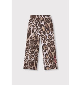 Alix the Label Woven Jaguar Wide Leg Pants Animal