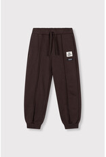 Alix the Label Knitted Pintuck Pants Warm Brown