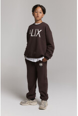 Alix the Label Knitted Pintuck Pants Warm Brown