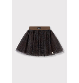 Alix the Label Woven Tiger Tule Skirt Animal