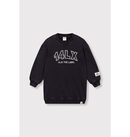 Alix the Label Knitted 14lx Sweatdress Charcoal Grey