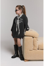 Alix the Label Knitted 14lx Sweatdress Charcoal Grey