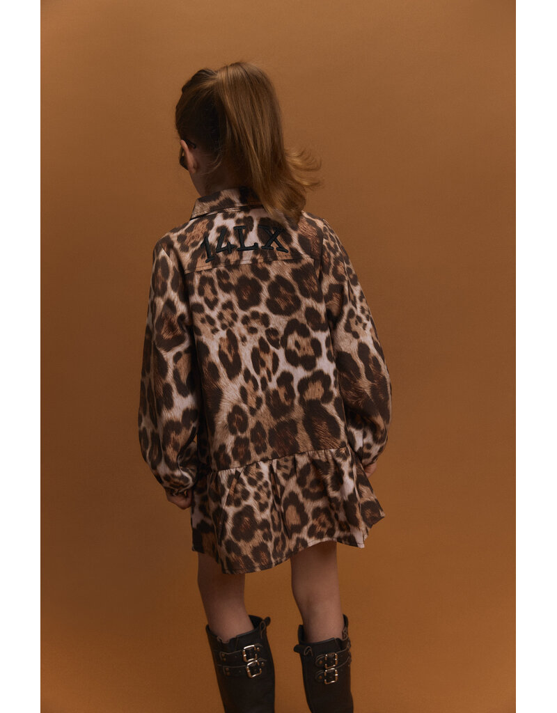 Alix the Label Woven Jaguar Dress Animal