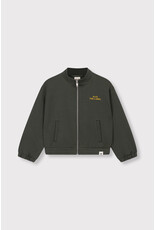 Alix the Label Knitted Zip Cardigan Army