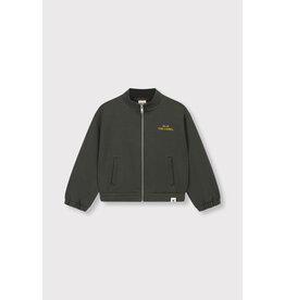 Alix the Label Knitted Zip Cardigan Army