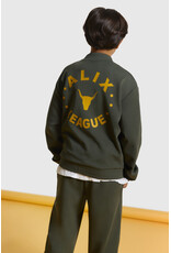 Alix the Label Knitted Zip Cardigan Army