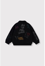 Alix the Label Knitted Patches Jacket Black