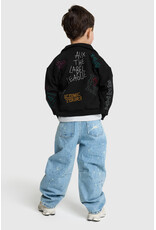 Alix the Label Knitted Patches Jacket Black