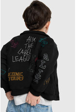 Alix the Label Knitted Patches Jacket Black