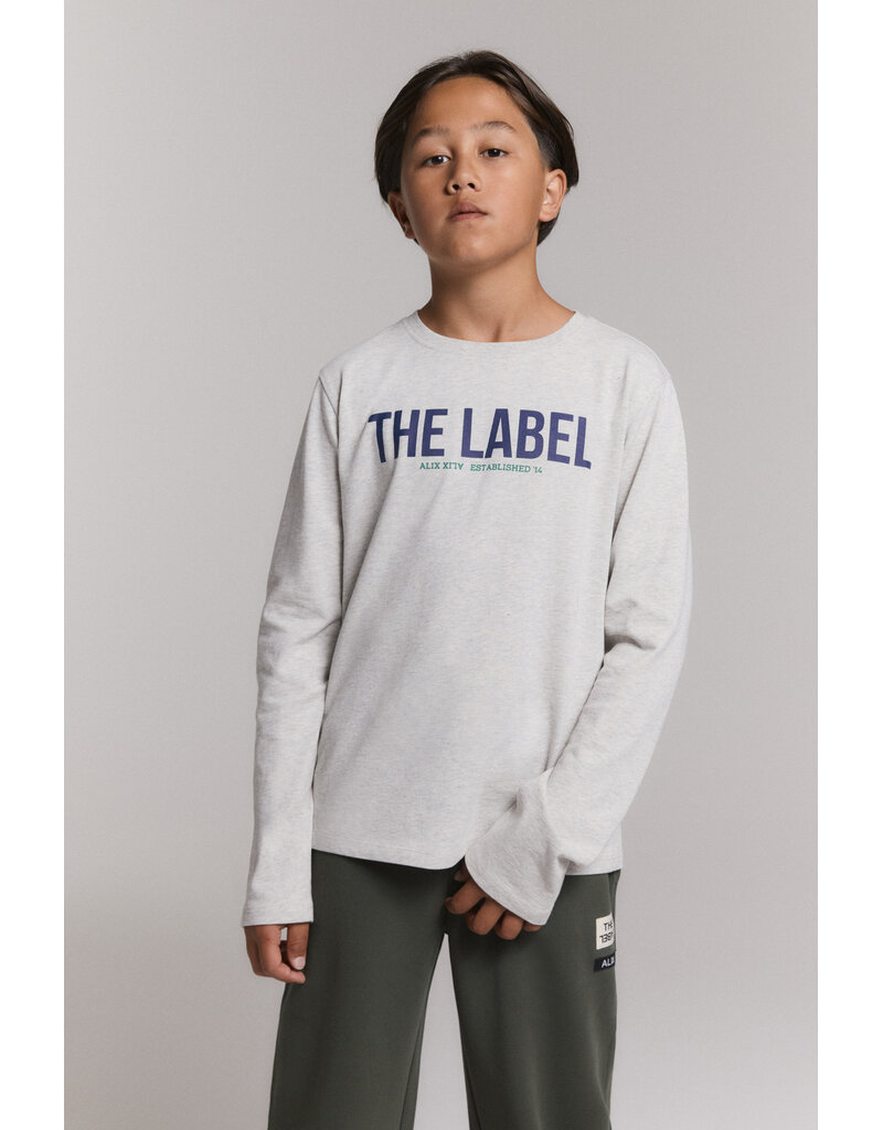 Alix the Label Knitted The Label Longsleeve Light Grey Melange