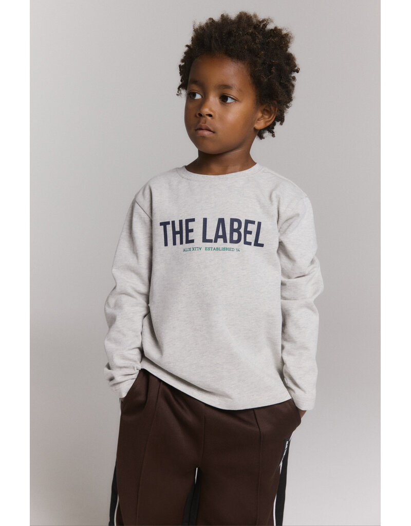 Alix the Label Knitted The Label Longsleeve Light Grey Melange