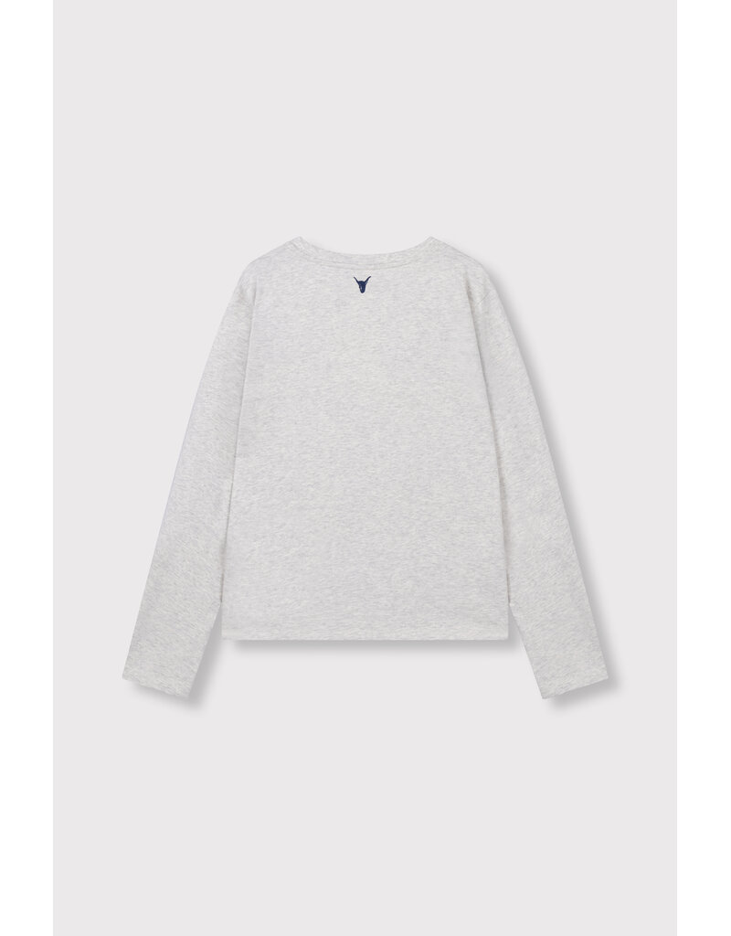 Alix the Label Knitted The Label Longsleeve Light Grey Melange