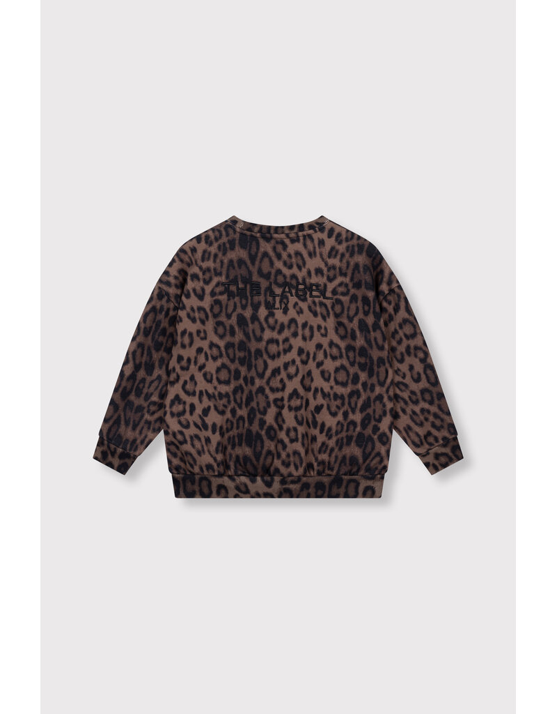 Alix the Label Knitted Leopard Sweater Animal