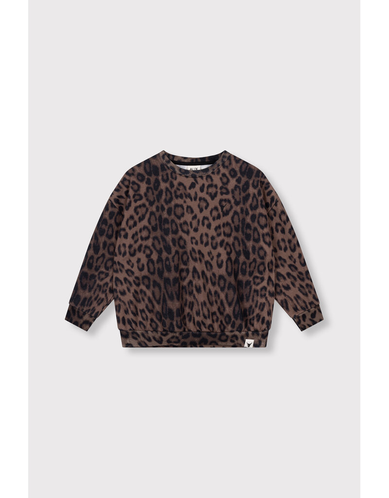 Alix the Label Knitted Leopard Sweater Animal