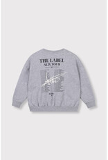Alix the Label Knitted World Tour Sweater Soft Grey Melange