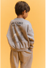 Alix the Label Knitted World Tour Sweater Soft Grey Melange