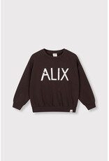 Alix the Label Knitted World Tour Sweater Warm Brown