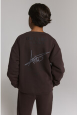 Alix the Label Knitted World Tour Sweater Warm Brown