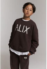 Alix the Label Knitted World Tour Sweater Warm Brown