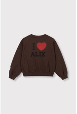 Alix the Label Knitted Batwing Sweater Warm Brown