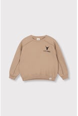 Alix the Label Knitted Pintuck Sweater Sand