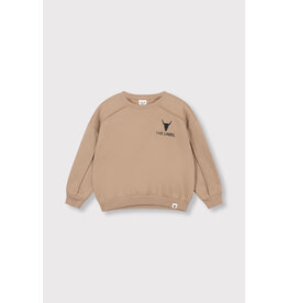 Alix the Label Knitted Pintuck Sweater Sand