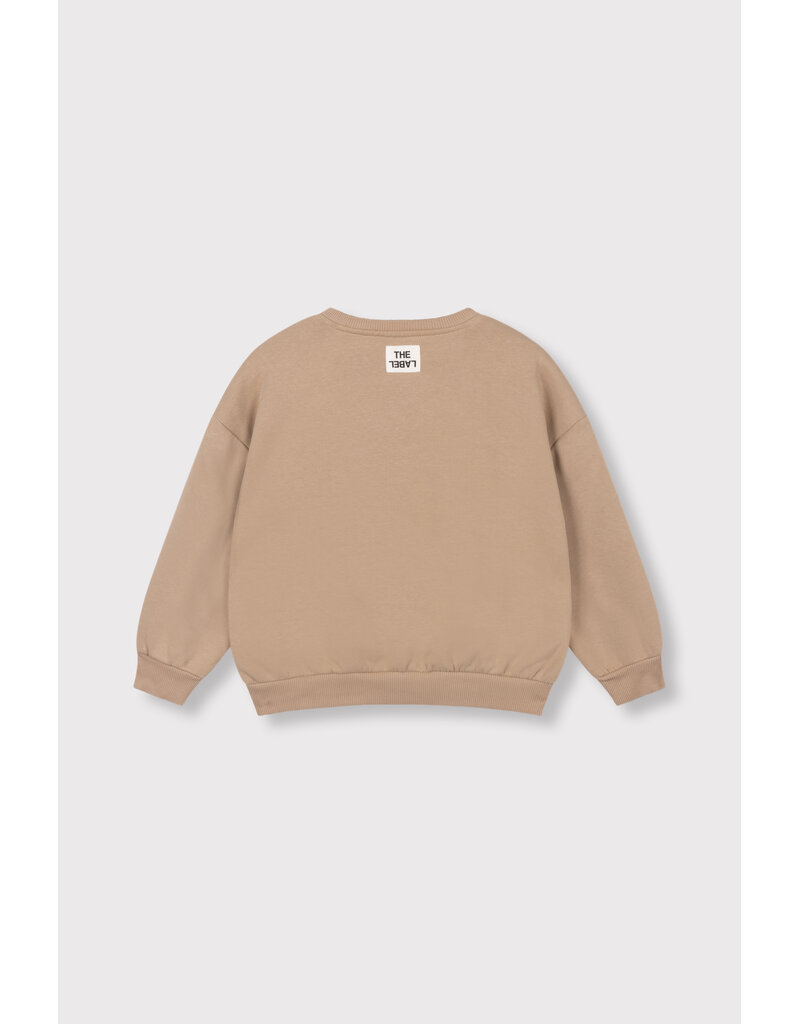 Alix the Label Knitted Pintuck Sweater Sand