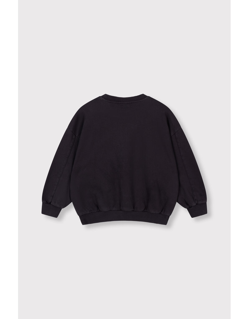 Alix the Label Knitted Eagle Sweater Charcoal Grey