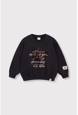 Alix the Label Knitted Eagle Sweater Charcoal Grey