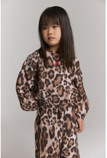 Alix the Label Woven Jaguar Cropped Sweater Animal