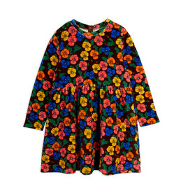 Mini Rodini Violas aop velour dress