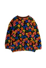 Mini Rodini Violas aop velour sweatshirt multi