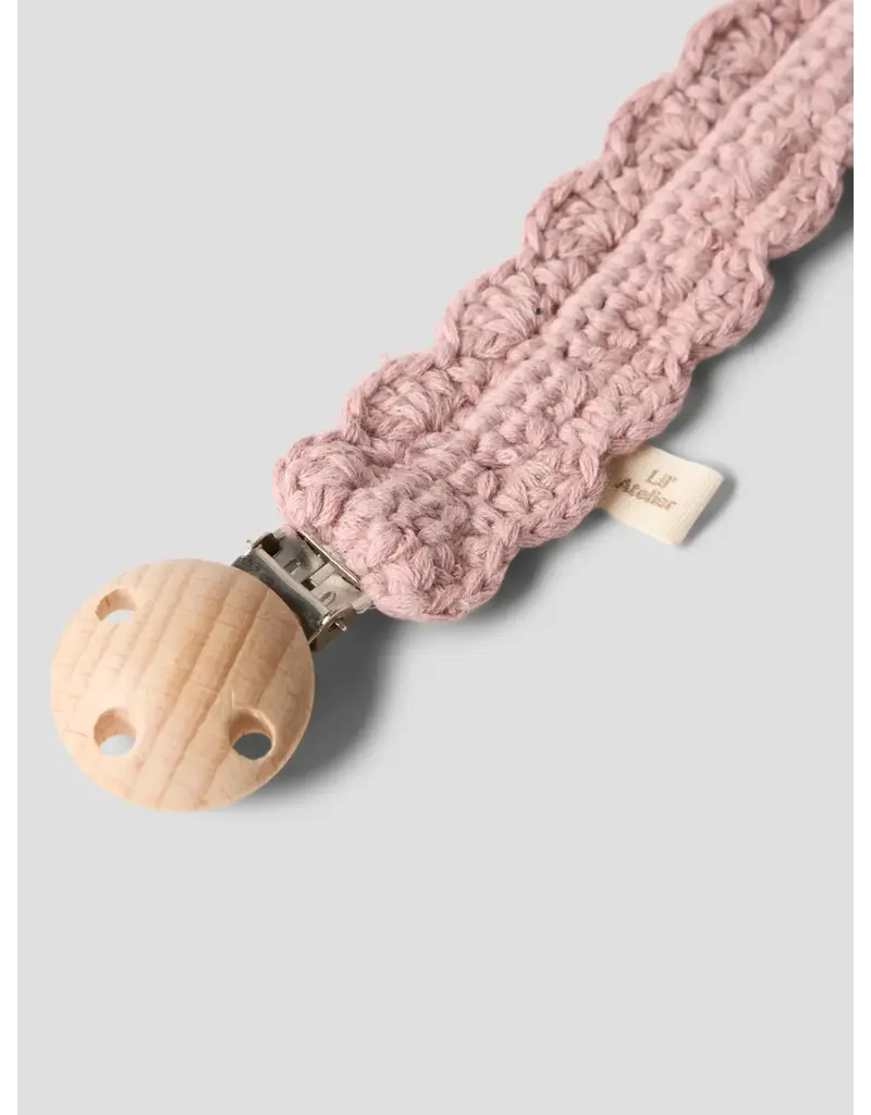 Lil' Atelier Limo Pacifier String Adobe Rose