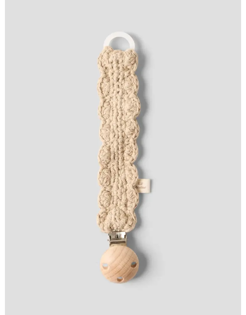 Lil' Atelier Limo Pacifier String White Pepper
