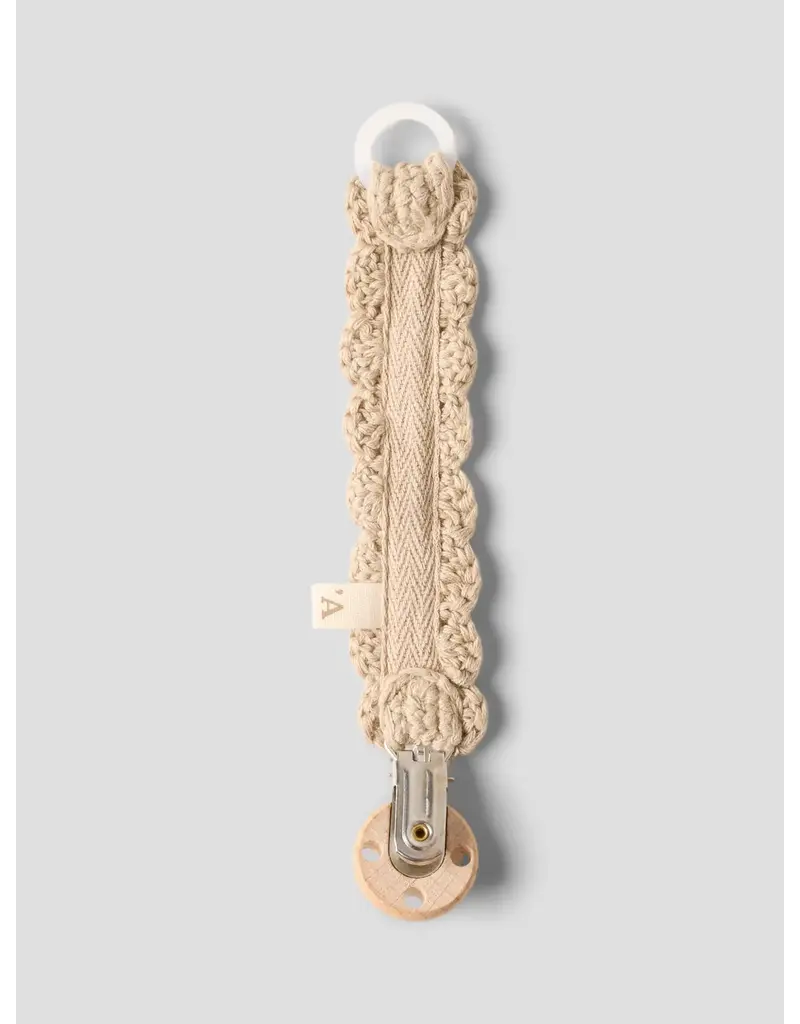 Lil' Atelier Limo Pacifier String White Pepper