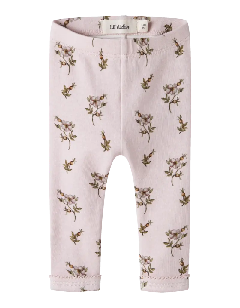 Lil' Atelier Gayo Sin Slim Leggings Baby Hushed Violet
