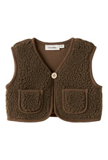 Lil' Atelier Jono Sherpa Vest Teak