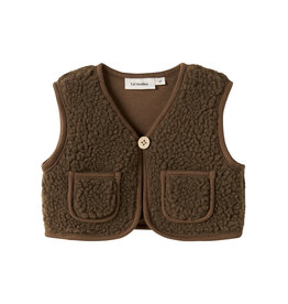 Lil' Atelier Jono Sherpa Vest Teak