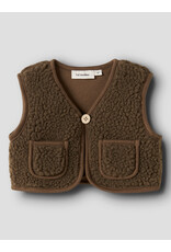 Lil' Atelier Jono Sherpa Vest Teak