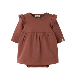 Lil' Atelier Thoro Loose Body Dress Mahogany