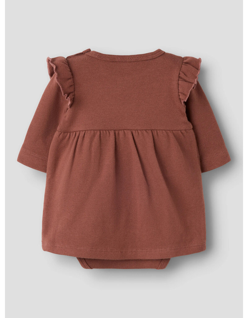 Lil' Atelier Thoro Loose Body Dress Mahogany