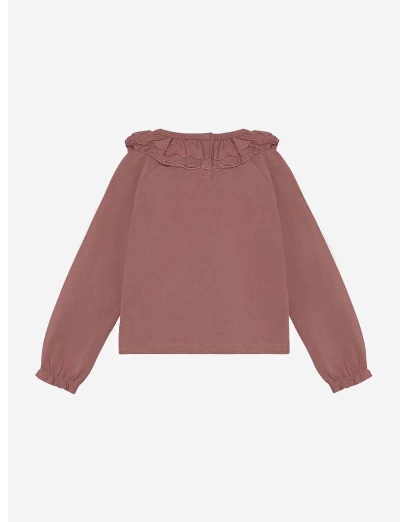 En Fant T-shirt LS Collar Burlwood