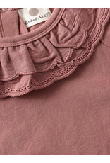 En Fant T-shirt LS Collar Burlwood