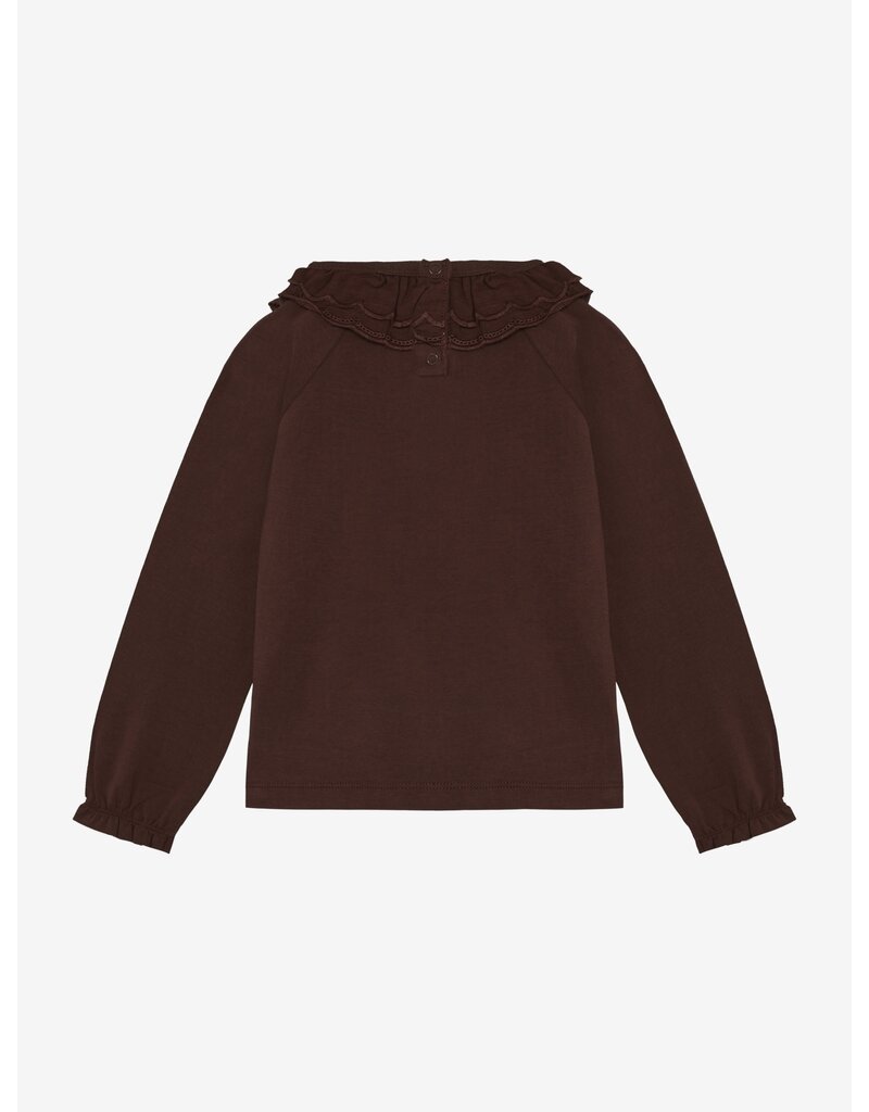 En Fant T-shirt LS Collar Deep Mahogany